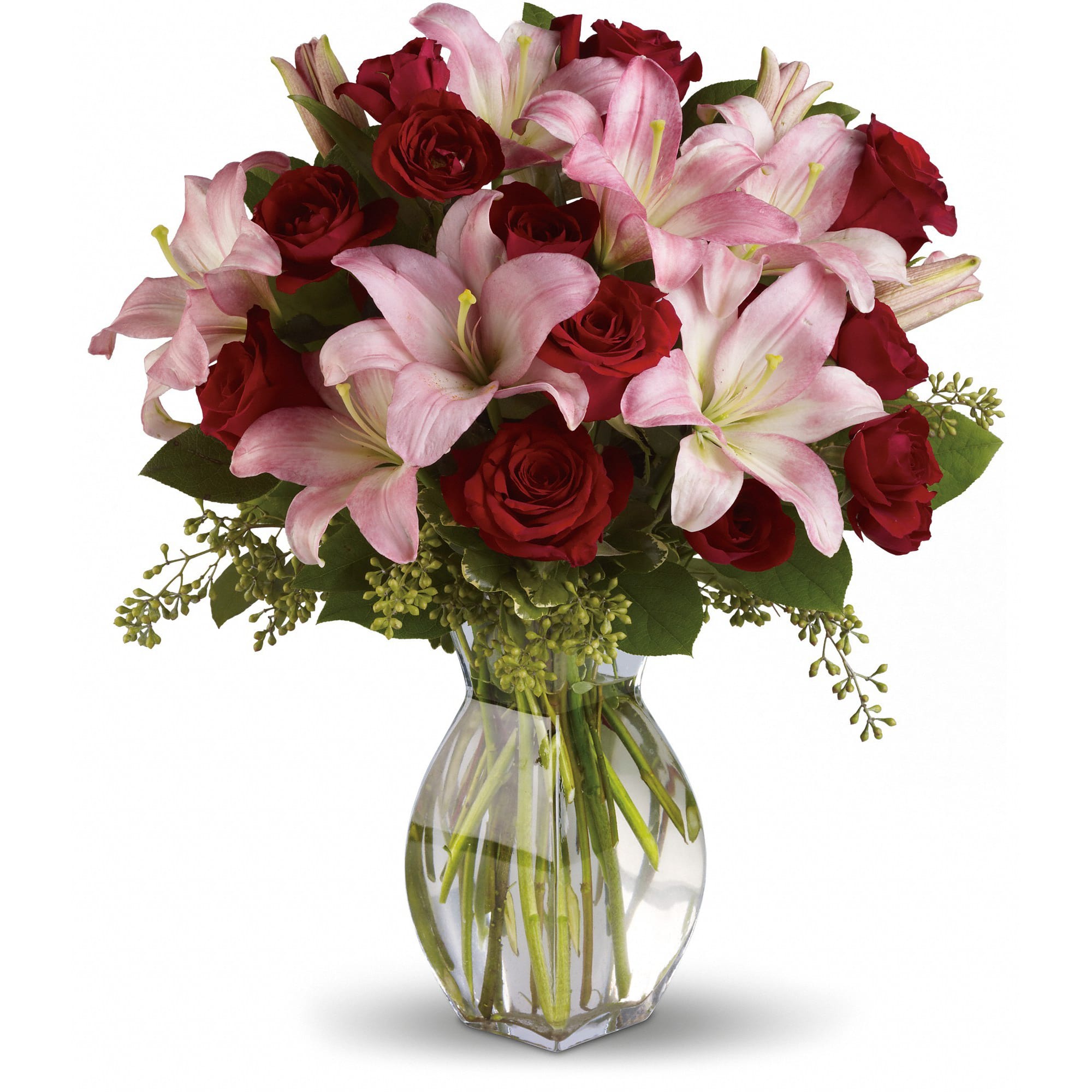 Lavish Love Bouquet with Long Stemmed Red Roses Floral Arrangements