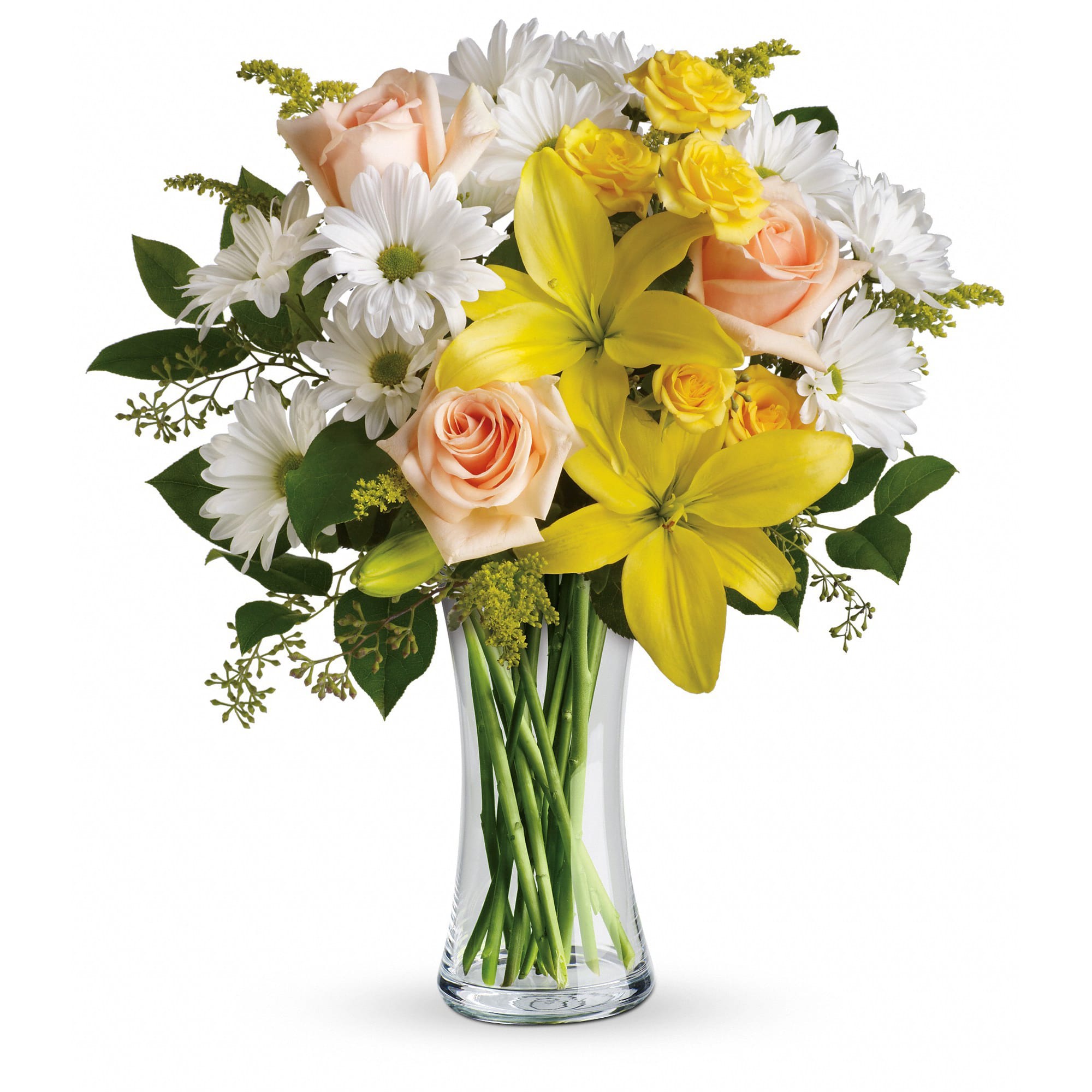 Teleflora's Daisies and Sunbeams Floral Arrangements